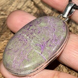 Beautiful Purpurite Pendant 2 1/4”
